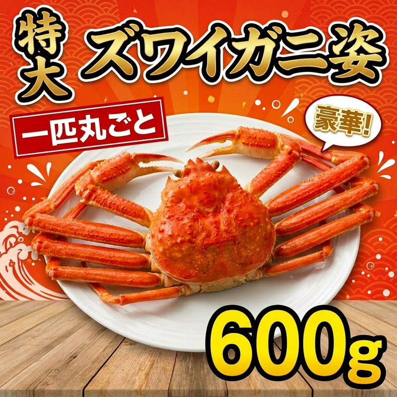 ズワイガニ姿